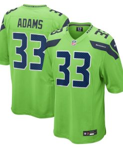 Jamal Adams Seattle Seahawks Nike  Game Jersey - Neon Green/Navy