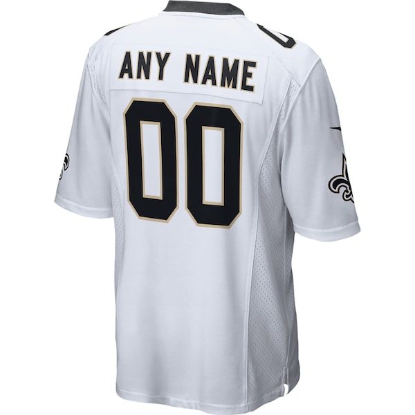 New Orleans Saints Nike 2018 Custom Game Jersey - White - Image 3