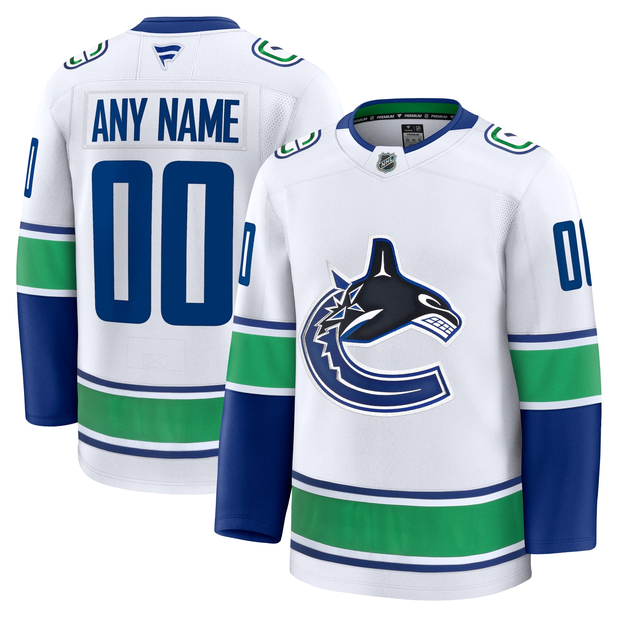 Vancouver Canucks Home Premium Custom Jersey - Blue/White - Image 10