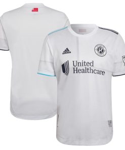 New England Revolution adidas 2022 Secondary Authentic Blank Jersey - White
