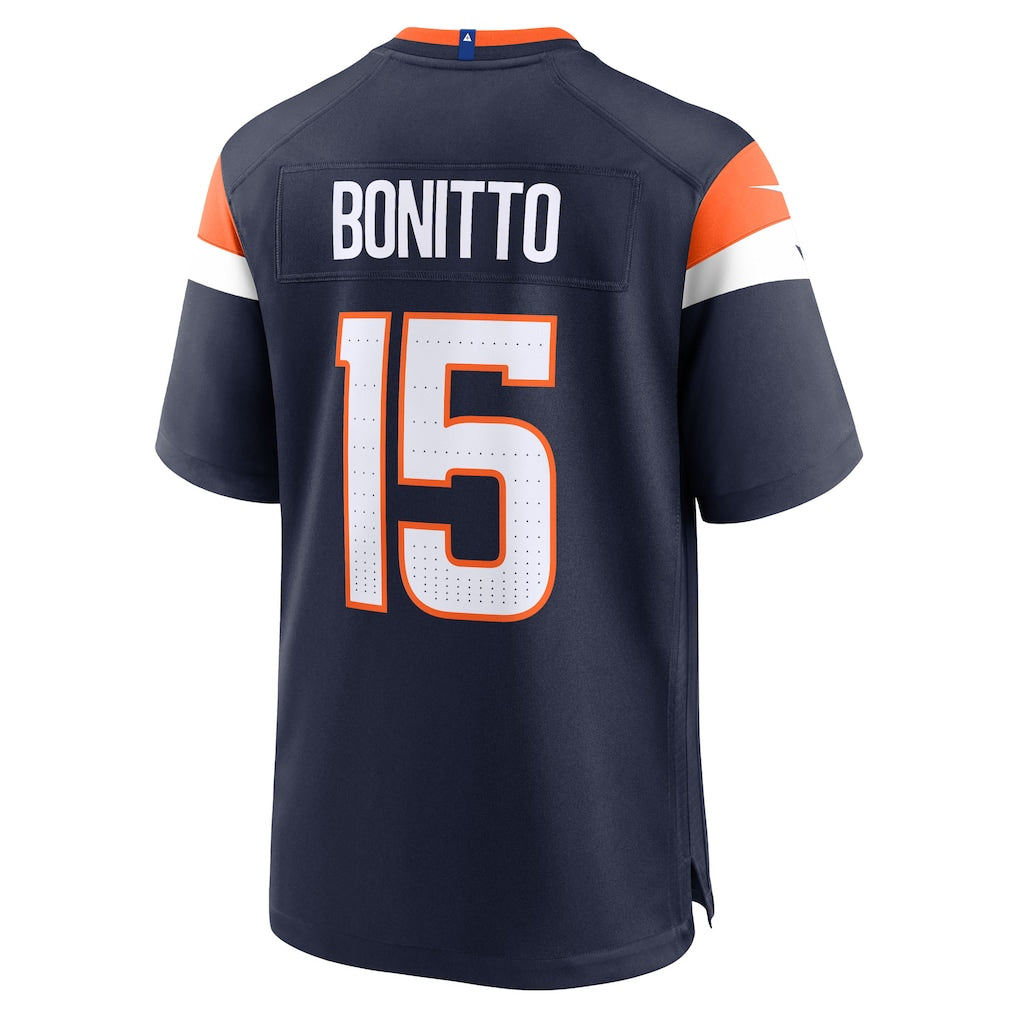 Nik Bonitto Denver Broncos Nike Alternate Game Jersey - Navy - Image 3