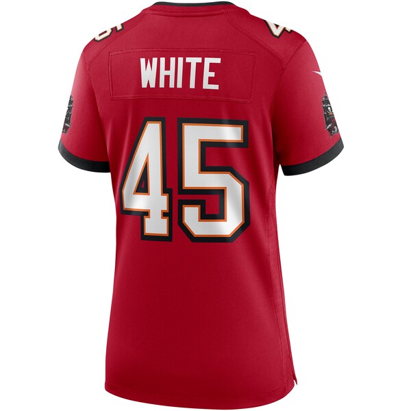 Devin White Tampa Bay Buccaneers Nike Women's Game Player Jersey - Red/Pewter/White - Image 3