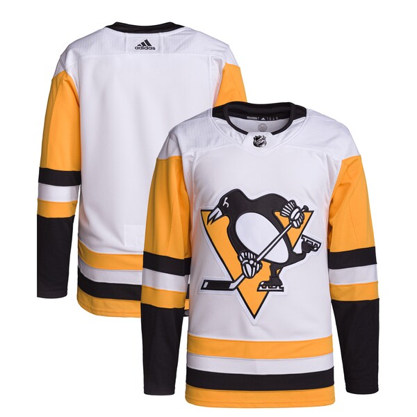 Pittsburgh Penguins adidas Away Primegreen Authentic Jersey?ยจC White