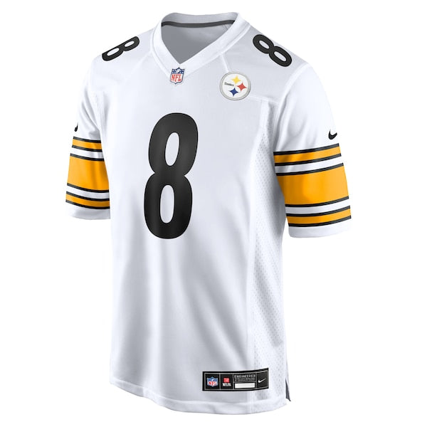 Aaron Rodgers Pittsburgh Steelers Nike Game Jersey - White/Black - Image 3