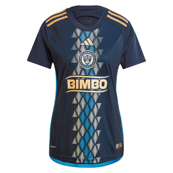 Tai Baribo Philadelphia Union adidas Women's 2024 The XV Kit Replica Player Jersey - Navy - Image 2