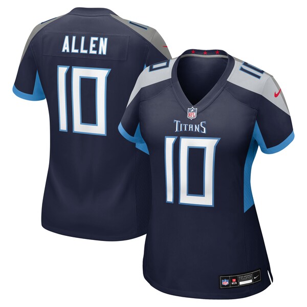 Brandon Allen Tennessee Titans Nike Women's Team Game Jersey - Navy - Image 2