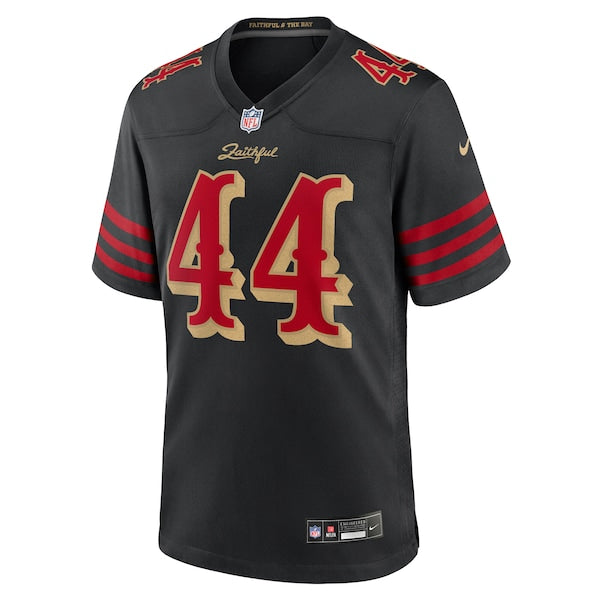Kyle Juszczyk San Francisco 49ers Nike 2025 Rivalries Collection Game Jersey - Black - Image 2