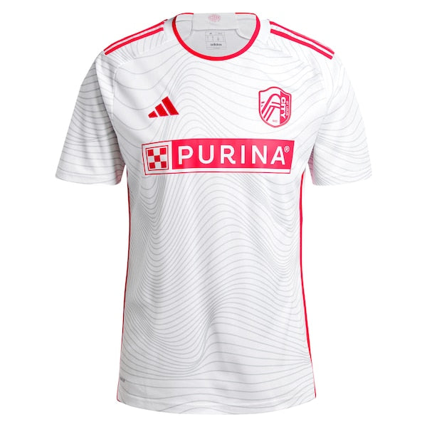 St. Louis City SC adidas 2024 The Confluence Kit Replica Jersey - White - Image 2