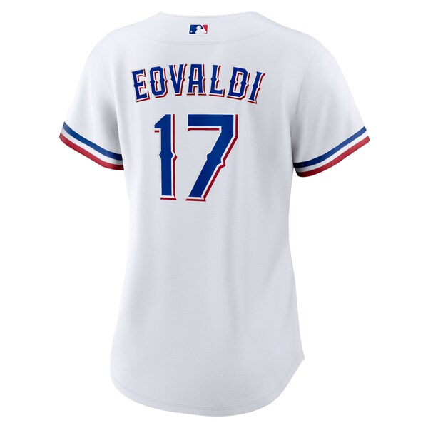 Nathan Eovaldi Texas Rangers Nike Women's Home Replica Jersey - White - Image 3
