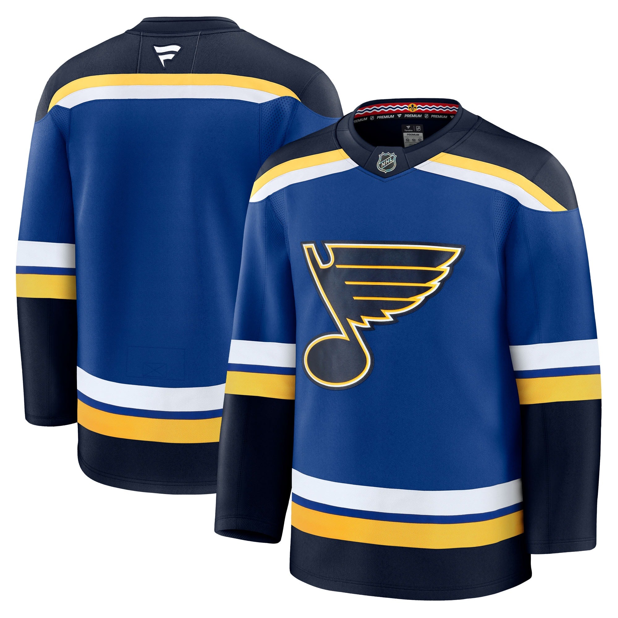St. Louis Blues Away Premium Jersey - White/Blue - Image 5