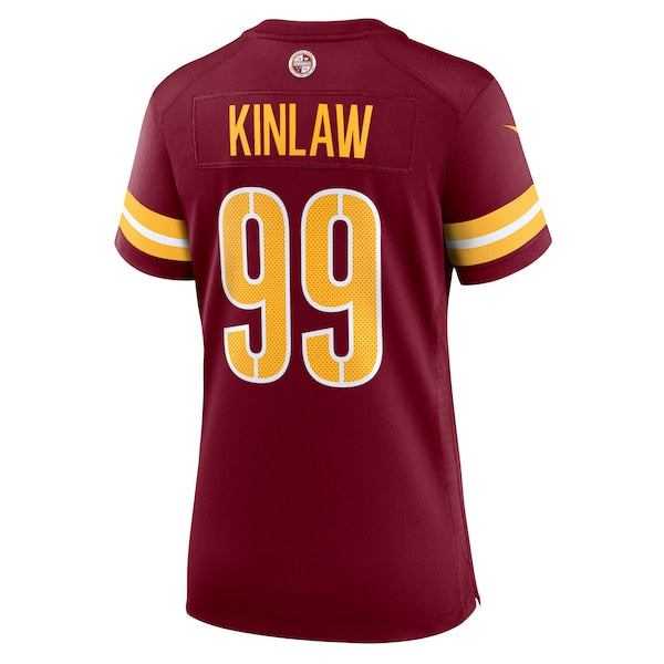 Javon Kinlaw Washington Commanders Nike Women's Team Game Jersey - Burgundy - Image 3