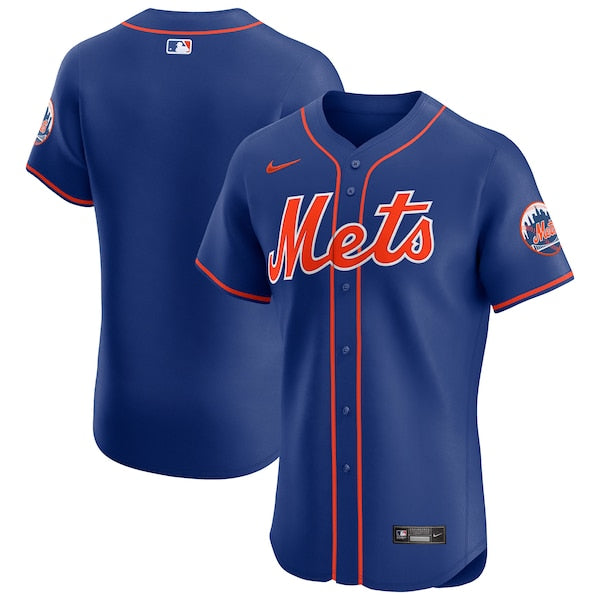 New York Mets Nike Alternate Vapor Premier Elite Patch Jersey - Royal - Image 2