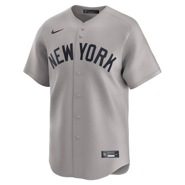 New York Yankees Nike Away Limited Jersey - Gray - Image 2