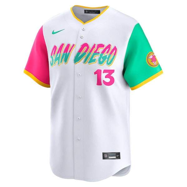 Manny Machado San Diego Padres Nike City Connect Limited Player Jersey - White - Image 2