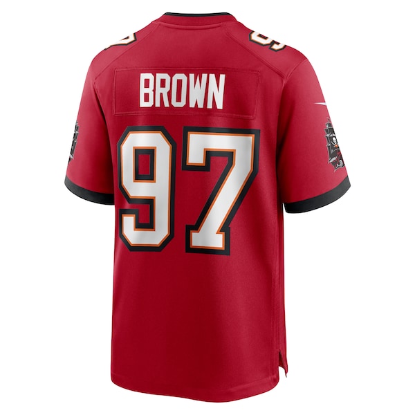 Earnest Brown IV Tampa Bay Buccaneers Nike Game Jersey - Red - Image 3
