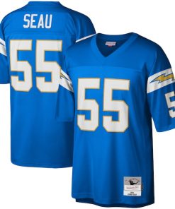 Junior Seau Los Angeles Chargers Legacy Replica Jersey - Powder Blue