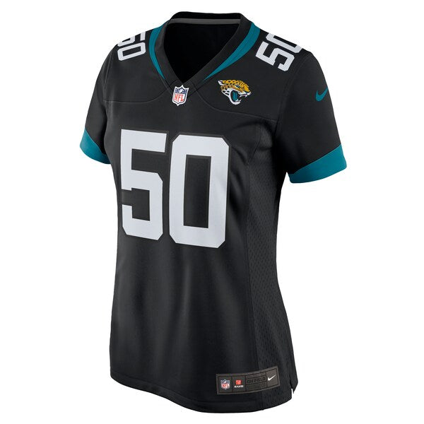 Shaquille Quarterman Jacksonville Jaguars Nike Women's Game Jersey - Black/Teal - Image 3