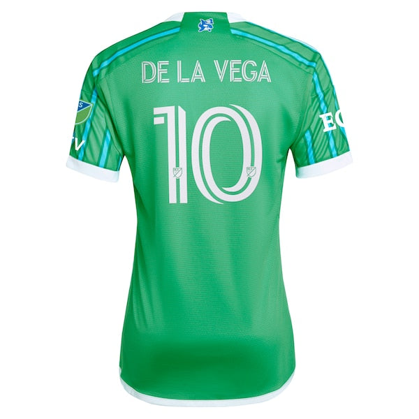 Pedro de la Vega Seattle Sounders FC adidas 2024 The Anniversary Kit Authentic Player Jersey?ยจC Green - Image 3