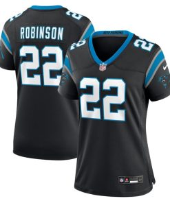 Alternative view of Jammie Robinson Carolina Panthers Nike Women's  Game Jersey -  Black