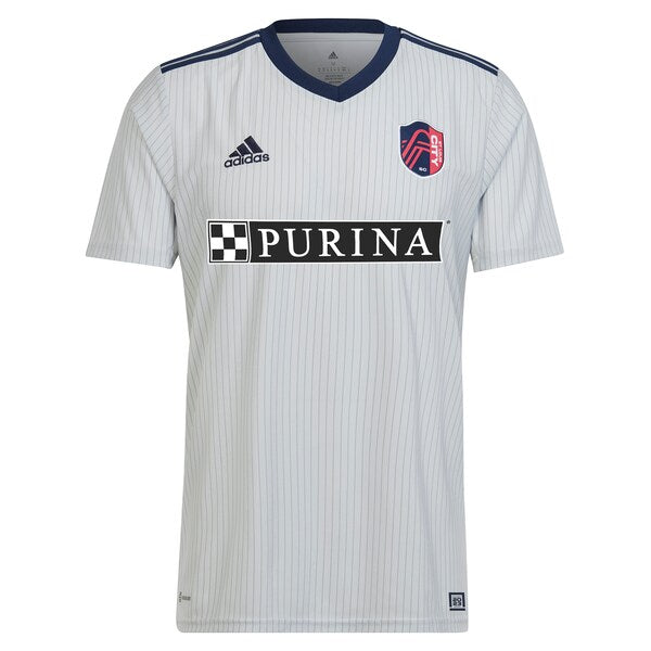 Eduard L?wen St. Louis City SC adidas 2024 The Spirit Kit Replica Jersey - Gray - Image 2