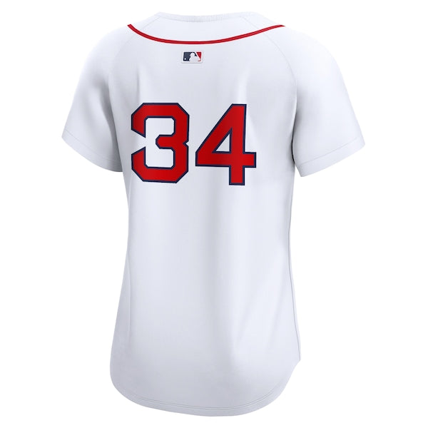 David Ortiz Boston Red Sox Nike Women's Home Limited Player Jersey - White - Image 3