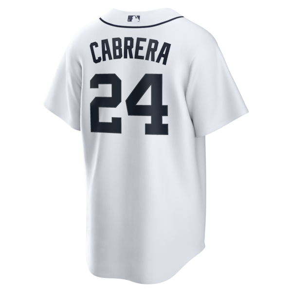 Miguel Cabrera Detroit Tigers Nike Home Retired Player Replica Jersey - White - Image 5