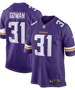 Tay Gowan Minnesota Vikings Nike Home Game Player Jersey - Purple