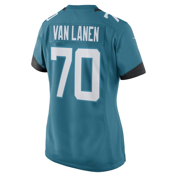 Cole Van Lanen Jacksonville Jaguars Nike Women's Game Player Jersey - Teal - Image 3