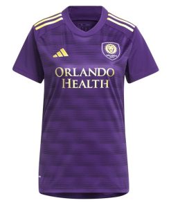 Alternative view of Orlando City SC adidas Women's 2024 The Wall Kit Replica Jersey - Purple