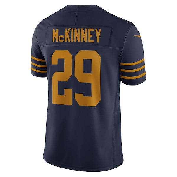 Xavier McKinney Green Bay Packers Nike The 1923 Classic Vapor F.U.S.E. Limited Jersey - Navy - Image 3