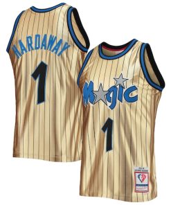 Penny Hardaway Orlando Magic 75th Anniversary 1993/94 Hardwood Classics Swingman Jersey - Gold