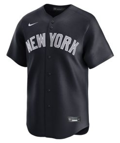 Alternative view of New York Yankees Nike  Alternate Limited Jersey?¨C Navy