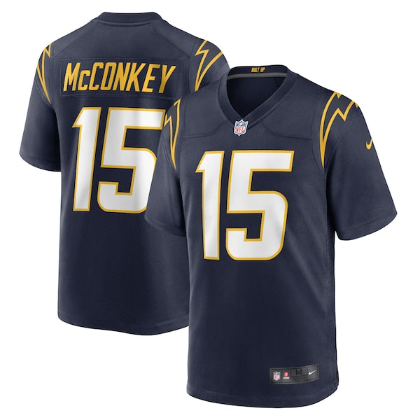 Ladd McConkey Los Angeles Chargers Nike Alternate Game Jersey - Navy/Royal/White