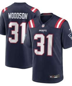 Craig Woodson New England Patriots Nike Team Game Jersey -  Navy