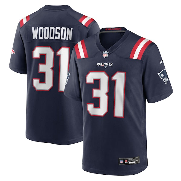 Craig Woodson New England Patriots Nike Team Game Jersey - Navy