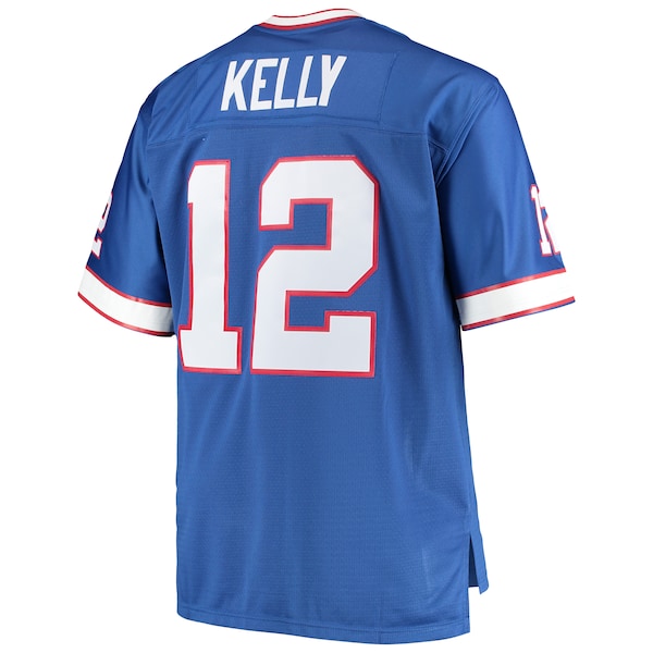 Jim Kelly Buffalo Bills Big & Tall 1990 Retired Player Replica Jersey - Royal - Image 3