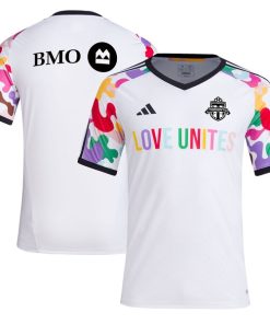 Toronto FC adidas 2024 Pride Pre-Match Top - White