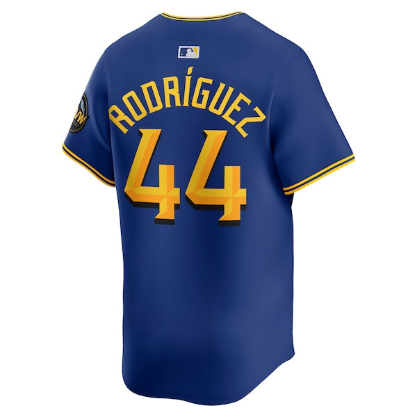 Julio Rodriguez Seattle Mariners Nike City Connect Limited Jersey - Blue - Image 3