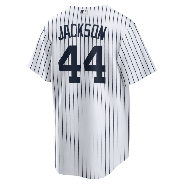 Reggie Jackson New York Yankees Nike Home Retired Player Replica Jersey - White - Image 3