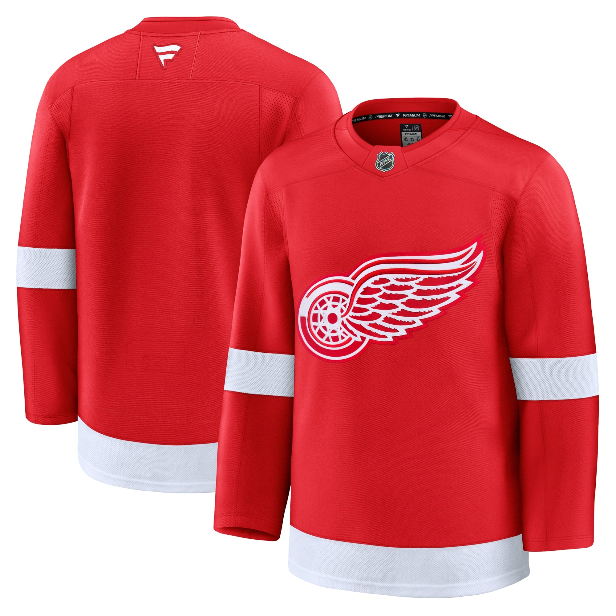 Detroit Red Wings Away Premium Jersey - White/Red - Image 9