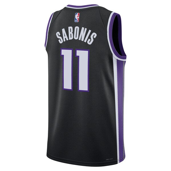 Domantas Sabonis Sacramento Kings Nike Unisex Swingman Player Jersey - Icon Edition - Black - Image 3