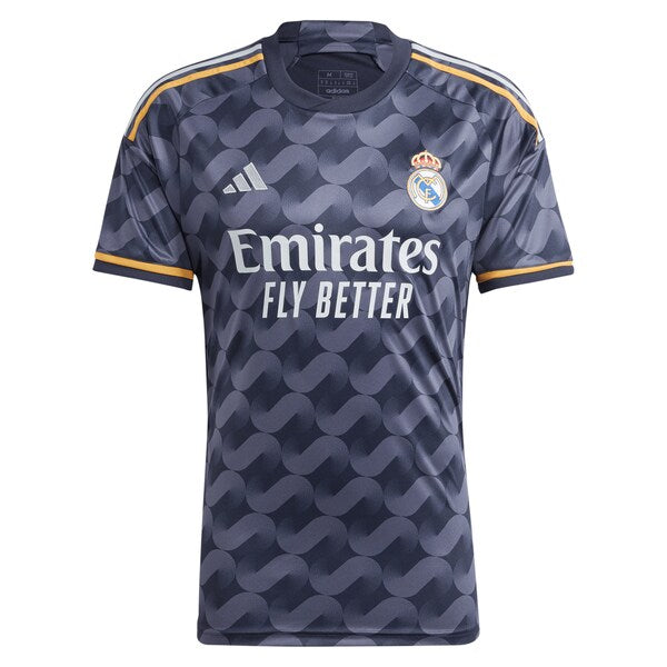 Aur¨¦lien Tchouam¨¦ni Los Merengues adidas 2023/24 Away Replica Player Jersey - Navy/White - Image 4