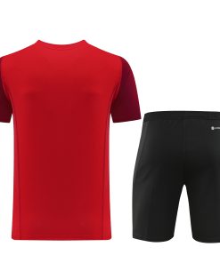 Alternative view of Adidas Short Sleeve Training Jersey Set - AD03- Red