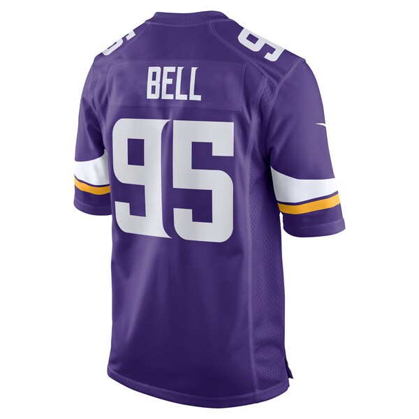 Travis Bell Minnesota Vikings Nike Game Jersey - Purple - Image 3