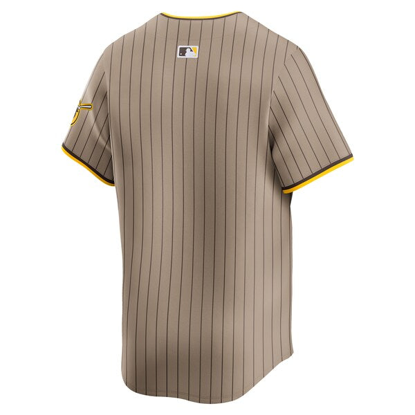 San Diego Padres Nike Alternate Limited Jersey?ยจC Khaki - Image 3
