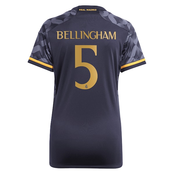 Jude Bellingham Los Merengues adidas Women's 2023/24 Away Replica Player Jersey - Navy/White - Image 4