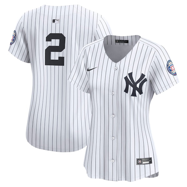 Derek Jeter New York Yankees Nike Women's Home Limited Player Jersey?ยจC White