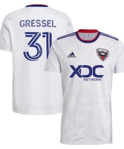 Julian Gressel D.C. United adidas 2022 The Marble Replica Player Jersey - White