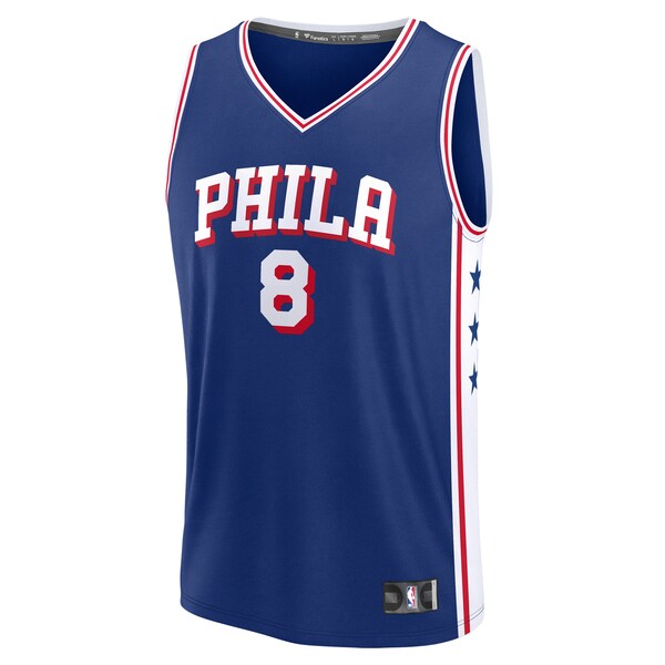 Paul George Philadelphia 76ers Fast Break Replica Player Jersey - Icon Edition - Royal - Image 2