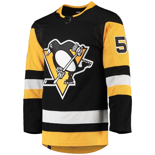 Kris Letang Pittsburgh Penguins adidas Home Primegreen Authentic Player Jersey - Black - Image 2